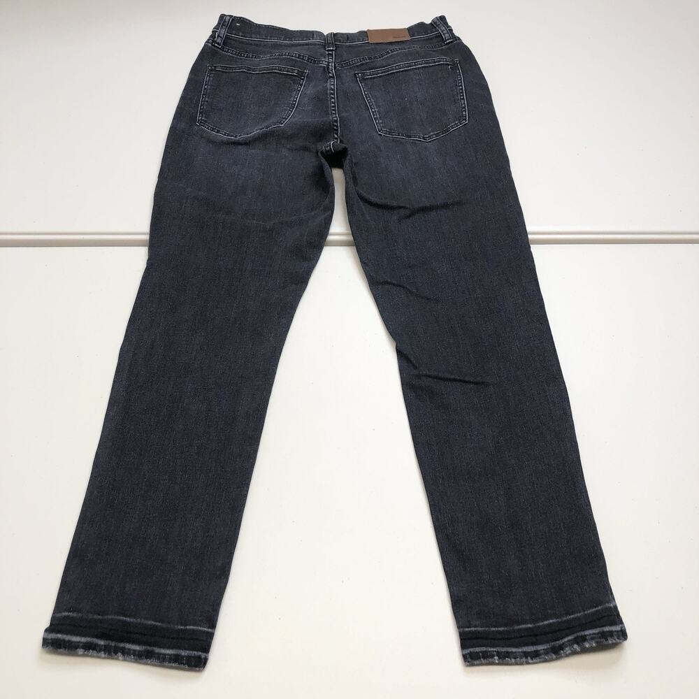 Madewell Cruiser Straight Jeans Women's Size 29 Black Zip Fly - Picture 11 of 11
